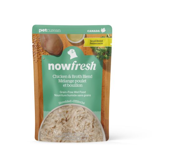 Now Fresh Nourriture Humide Sans Grains Pour Chien De Petite Race, Poulet et Bouillon