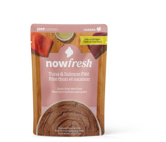 Now Fresh Nourriture Humide Sans Grains Pour Chat, Pâté Thon et Saumon