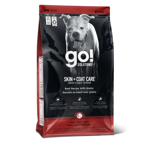 Go! Peau + Poils Nourriture Pour Chien Boeuf