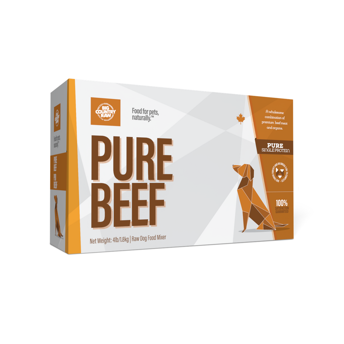 Big Country Raw – Pur bœuf pour chien et chat