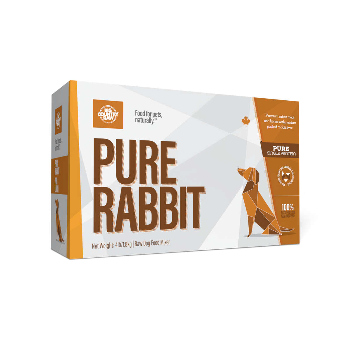Big Country Raw – Pur lapin pour chien et chat