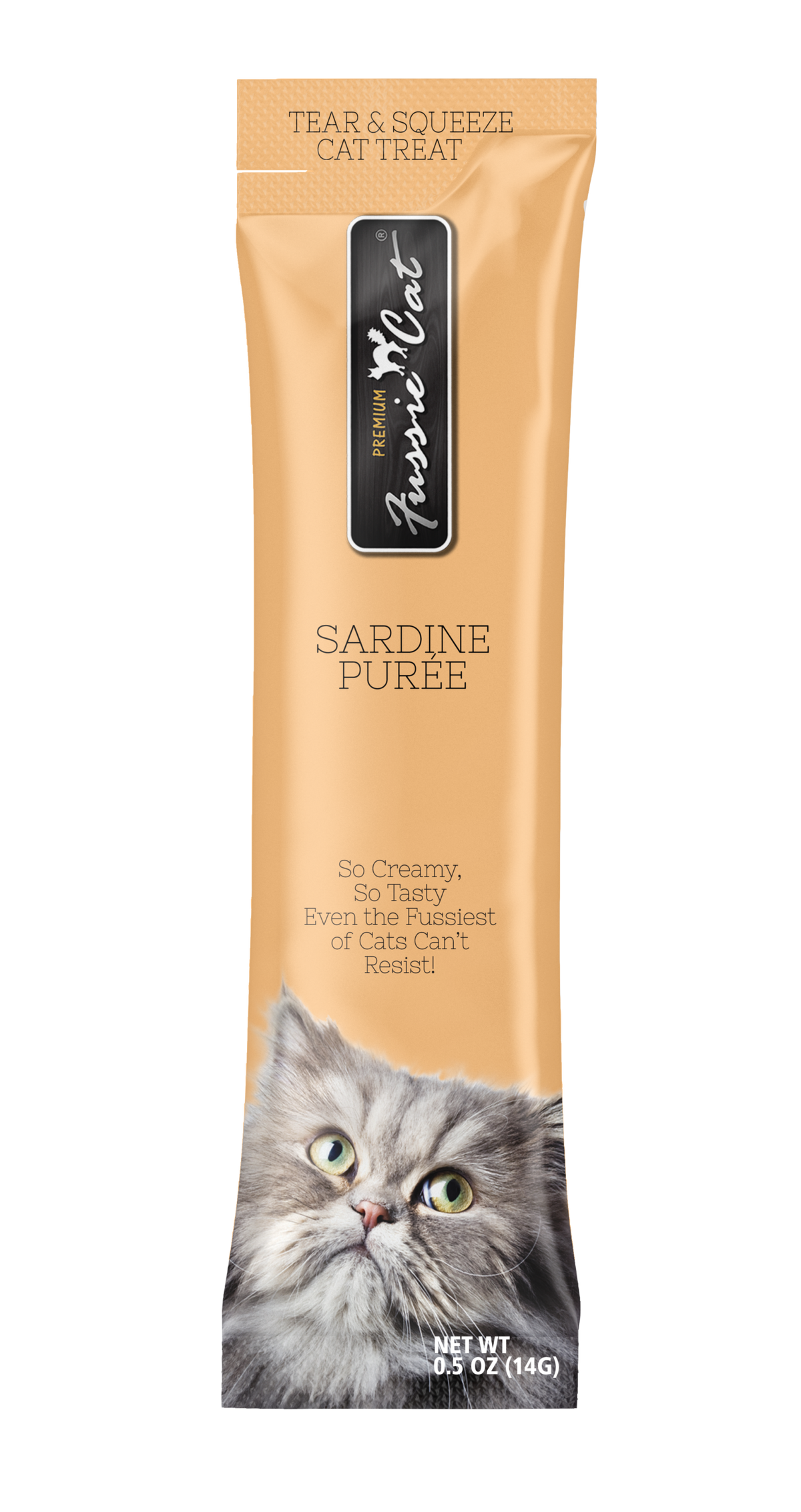 Fussie Cat Sardine Purée 4 Tubes pour chat
