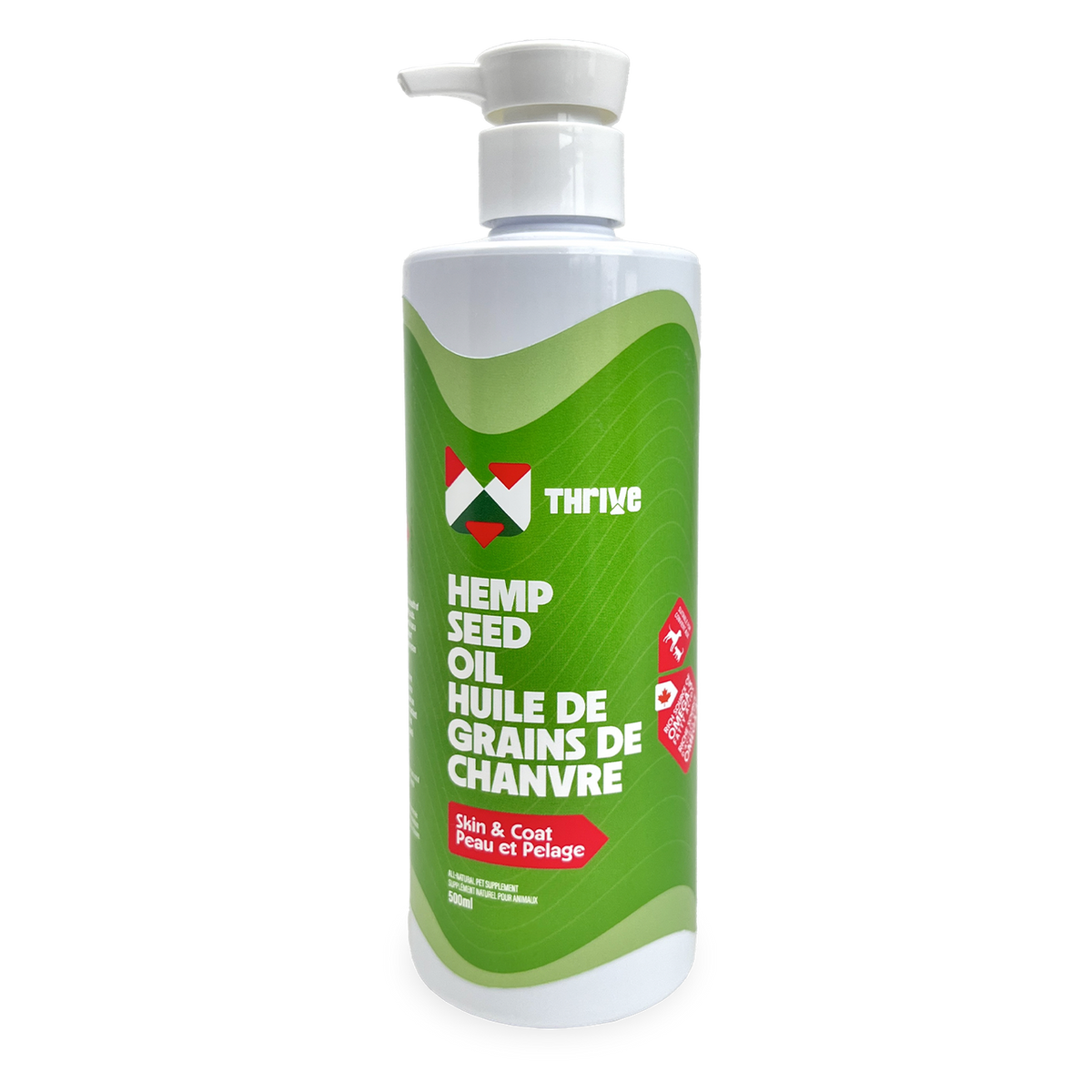 Big Country Raw – Thrive Huile de graines de chanvre pour chien et chat