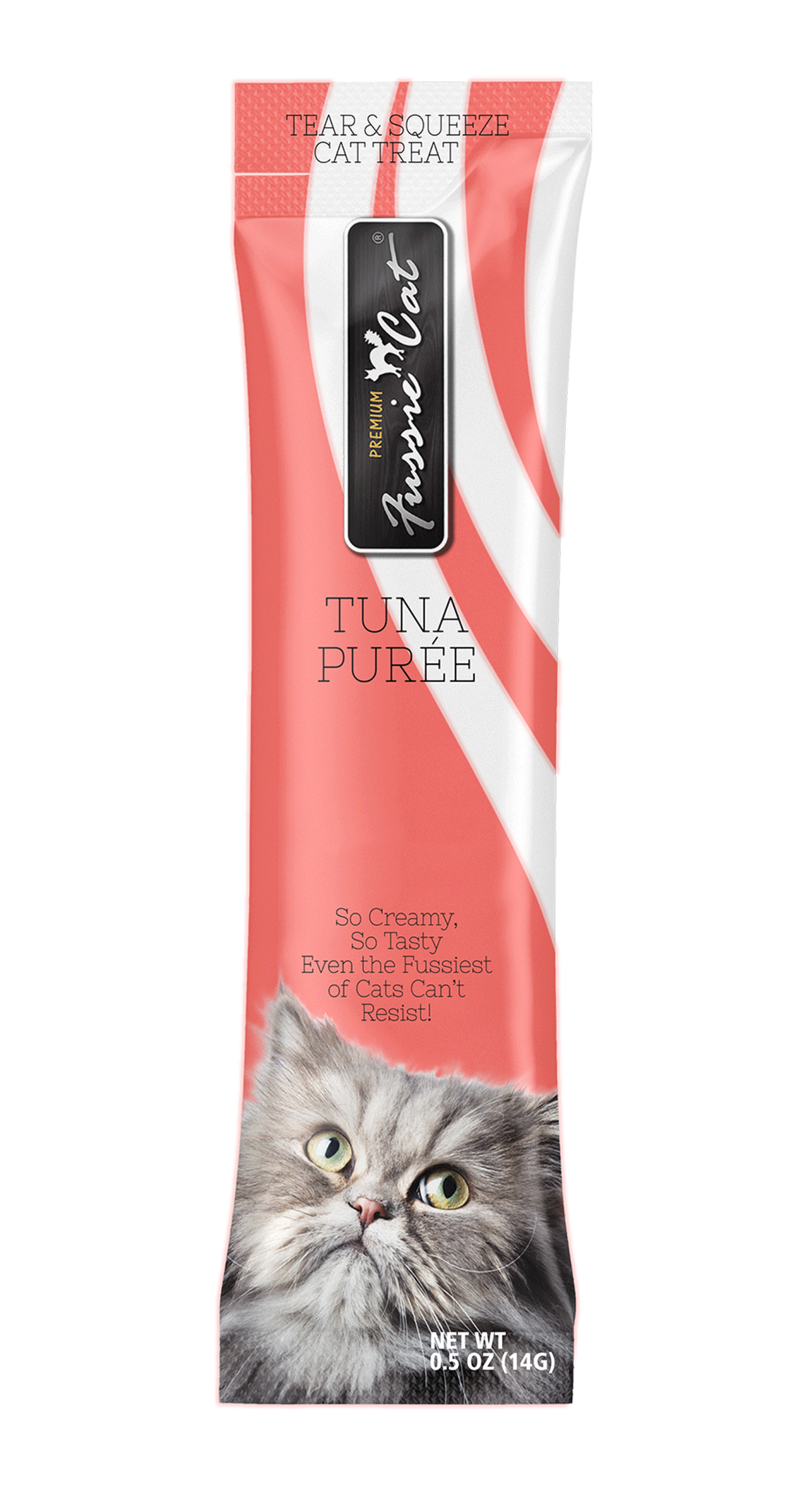 Fussie Cat Thon Purée 4 Tubes pour chat