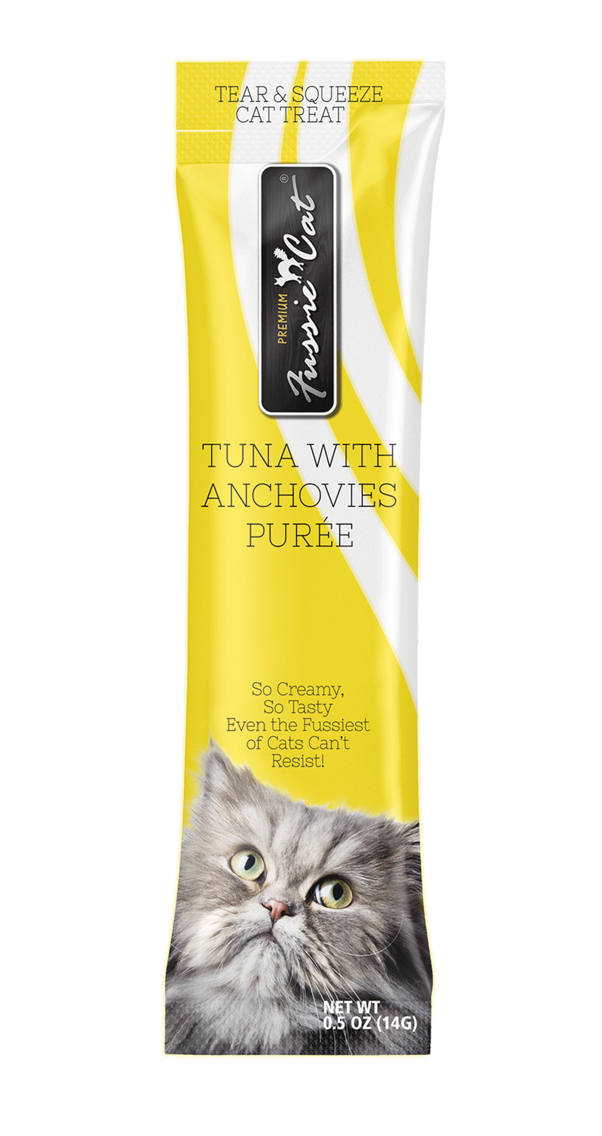 Fussie Cat Thon Anchois Purée 4 Tubes pour chat