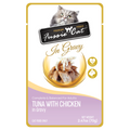 Fussie Cat Premium Thon avec Poulet en Sauce Sachets pour chat