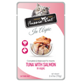 Fussie Cat Premium Thon avec Saumon en Gelée Sachets pour chat