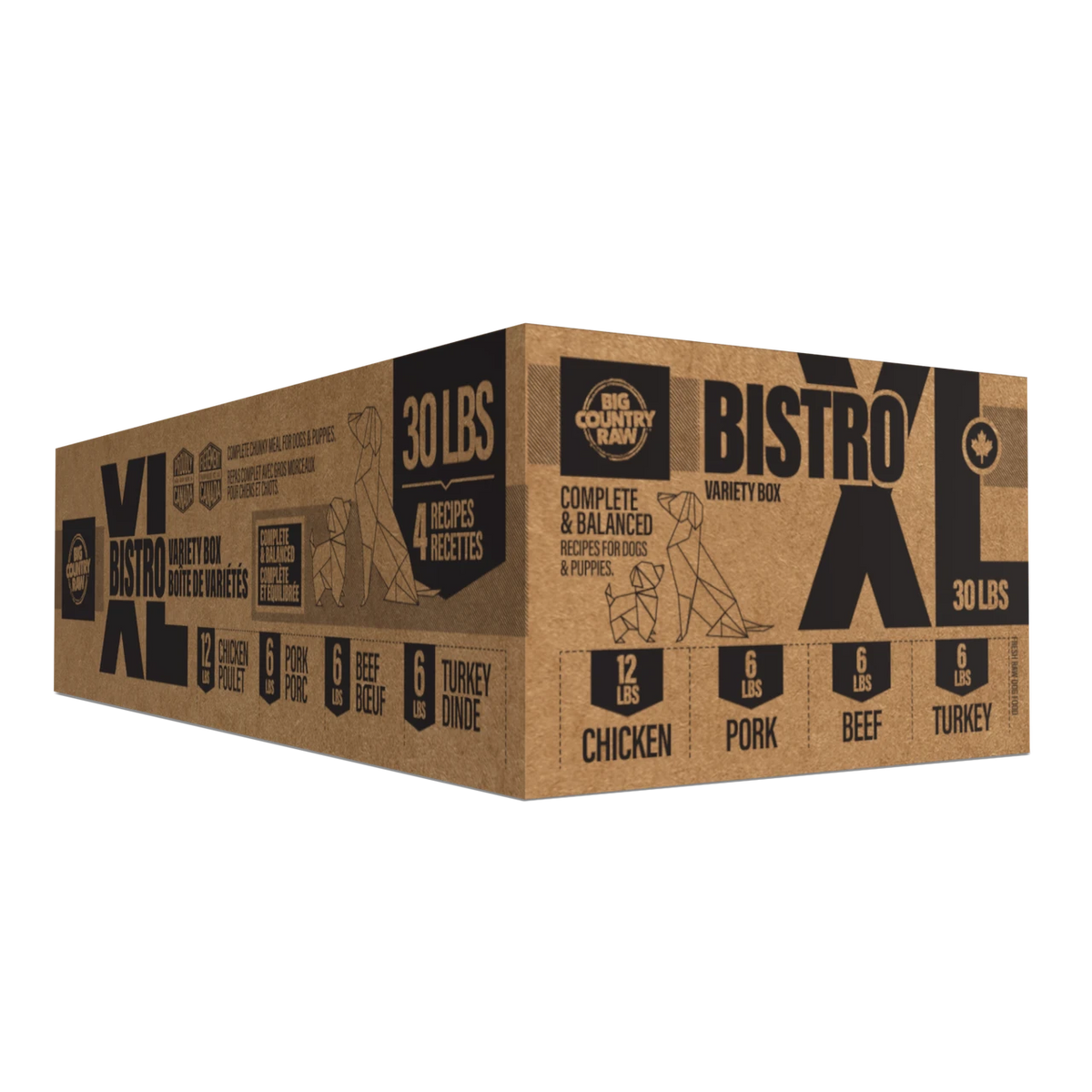 Big Country Raw – XL Bistro pour chien et chat