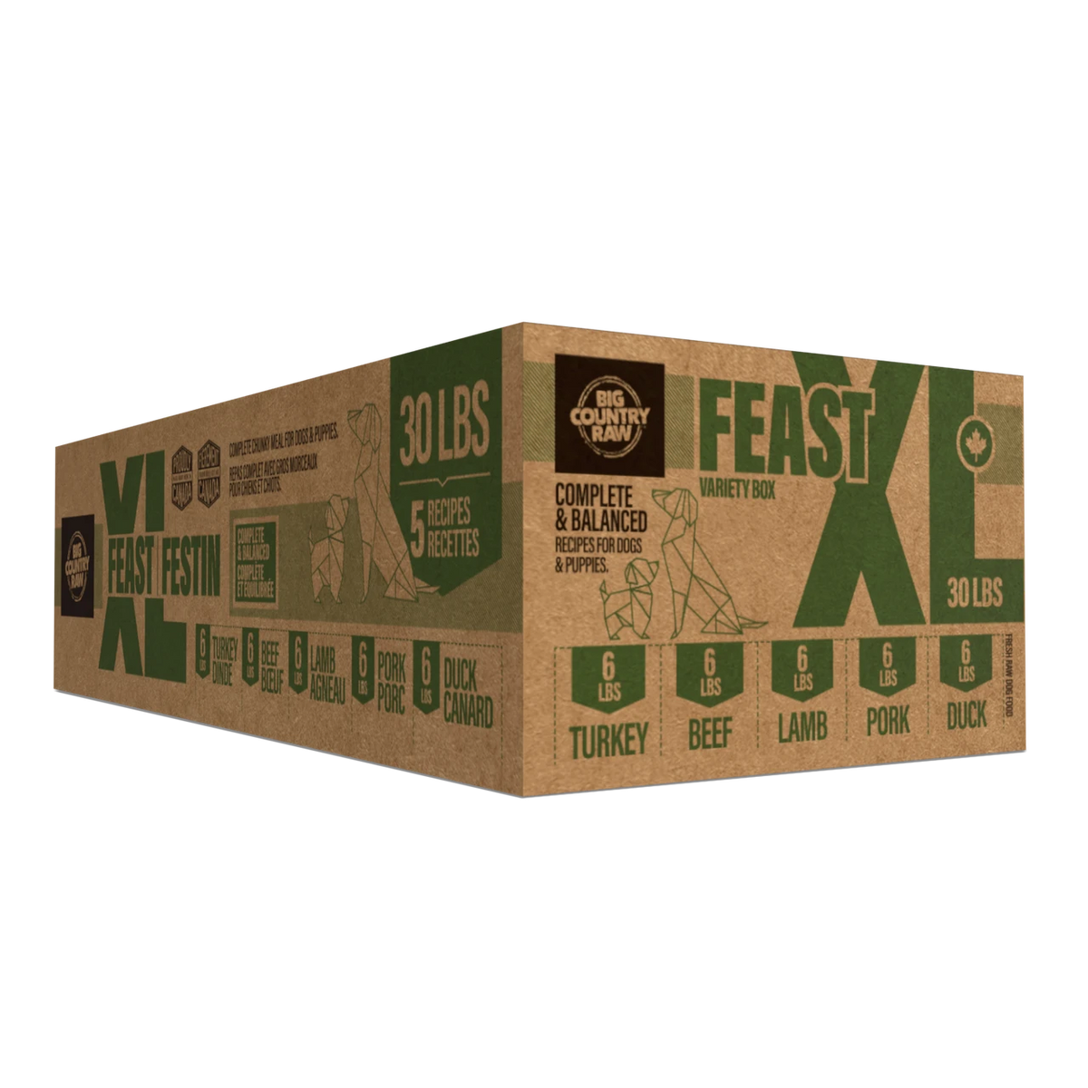 Big Country Raw – XL Feast pour chien et chat
