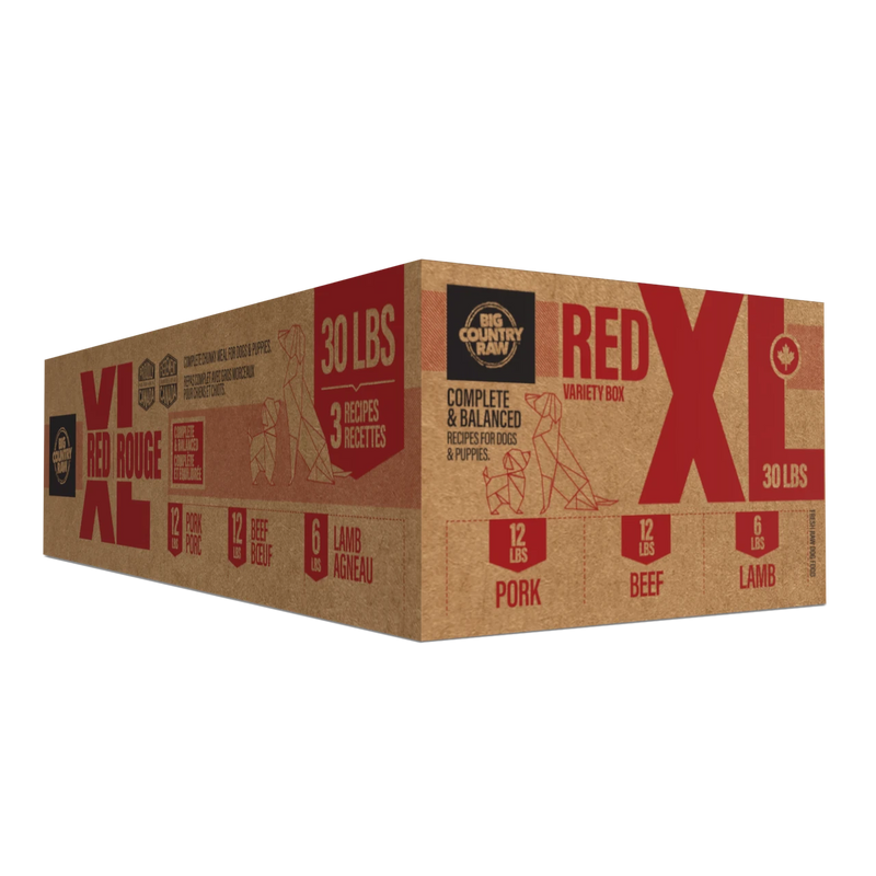 Big Country Raw – XL Rouge pour chien et chat