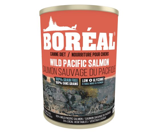 Boréal Conserve Pour Chien, Sans Grains, Saumon Sauvage