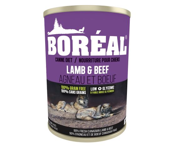 Boréal Conserve Pour Chien, Sans Grains, Agneau & Boeuf