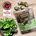 Zoë Gâteries Better Than Rawhide Pour Chien, Os Mini, Arôme de Menthe