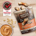 Zoë Gâteries Better Than Rawhide Pour Chien, Os Mini, Arôme de Beurre d'Arachide