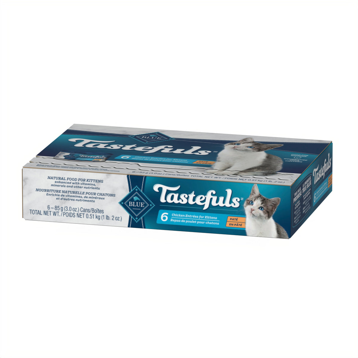 Blue Buffalo « Tastefuls » Entrée de Poulet Pâté pour Chatons Emballage VRAC