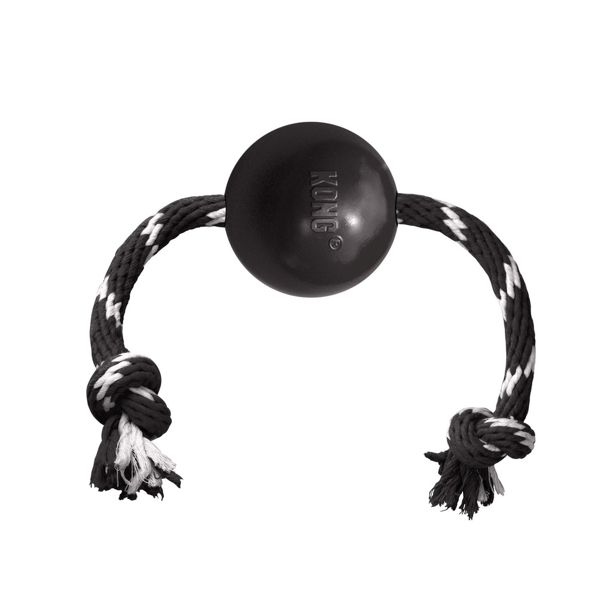 KONG Balle Extrême avec Corde pour chien