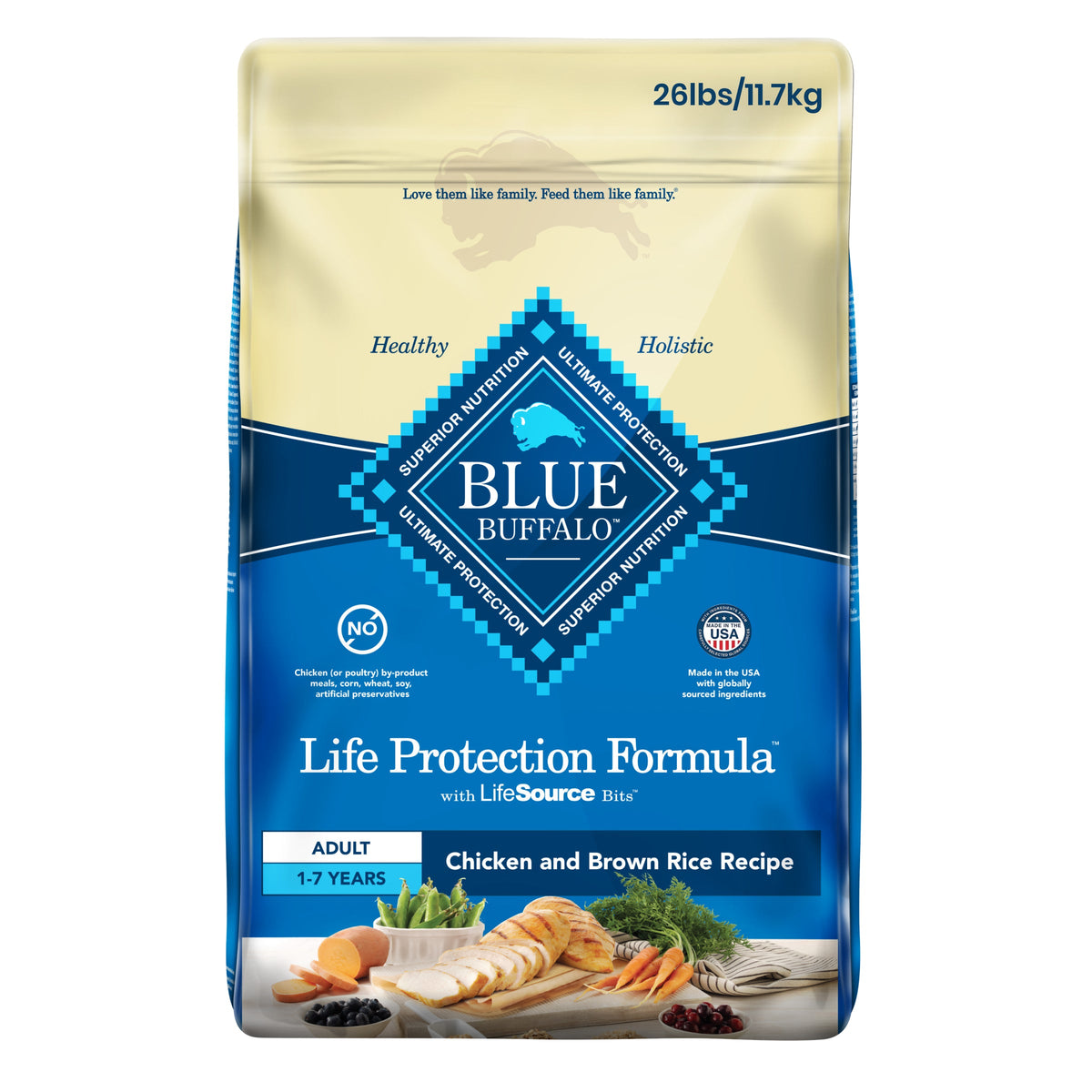 Blue Buffalo Life Protection Chien Adulte Poulet