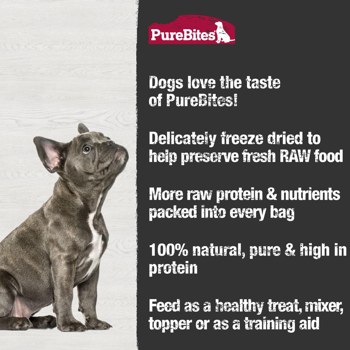 PureBites chien coeur poulet