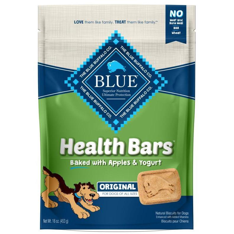 Blue Buffalo Barres de Santé Gâteries de Pommes & Yogourt pour Chiens
