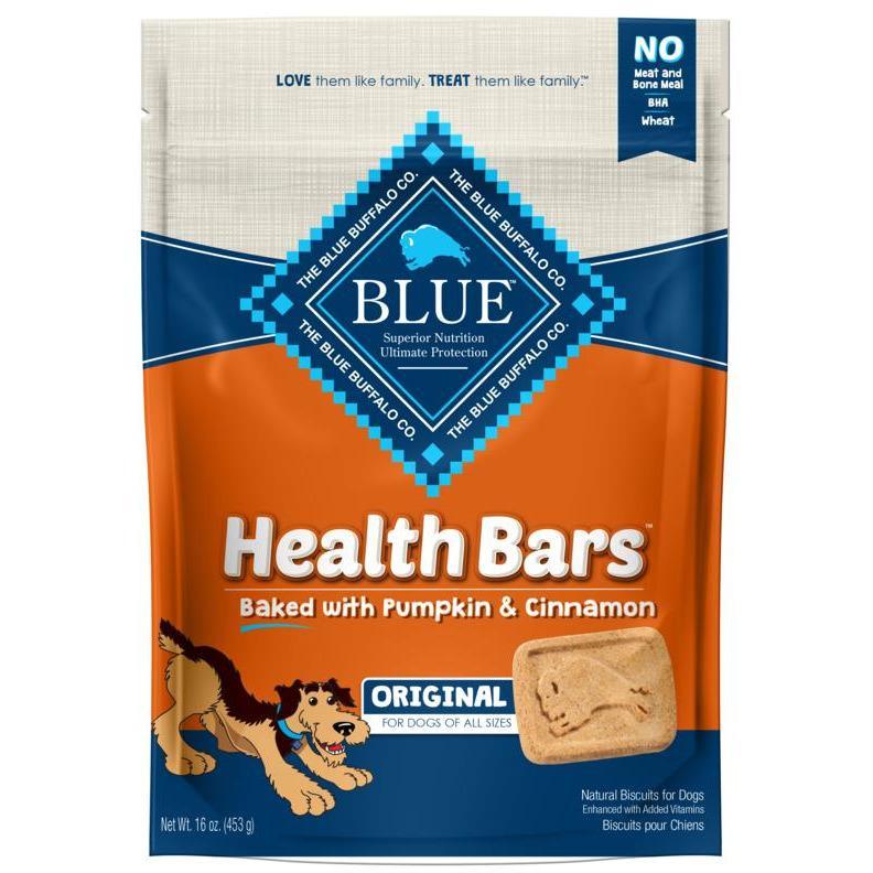 Blue Buffalo Barres de Santé Gâteries de Citrouille & Cannelle pour Chiens