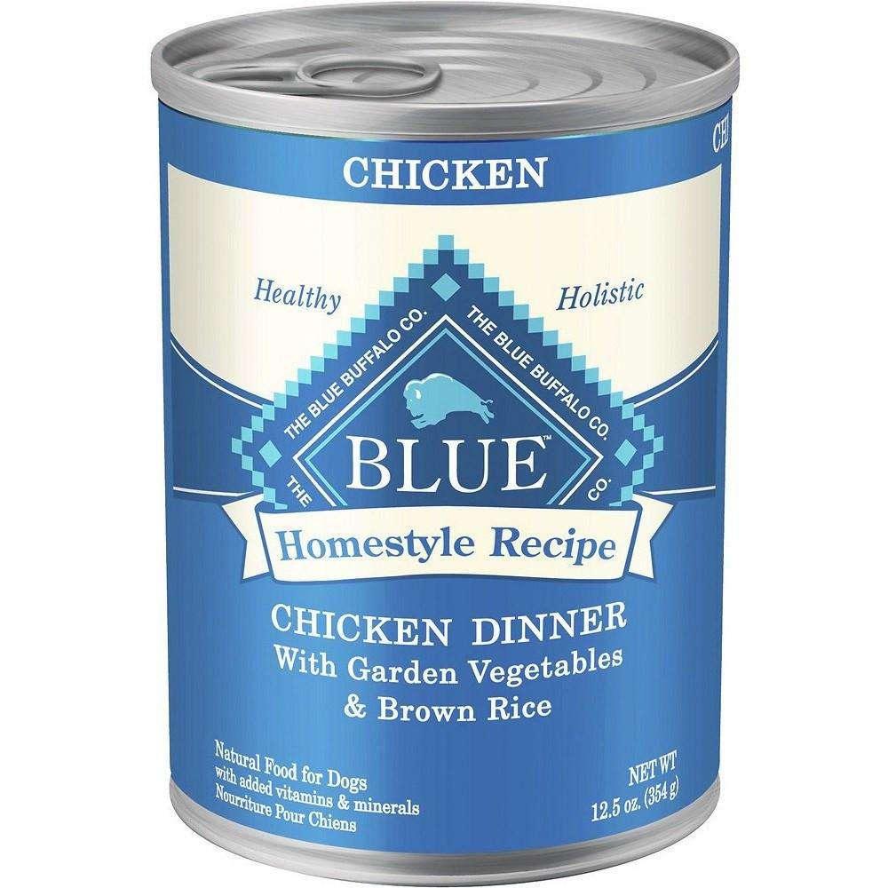 Blue Buffalo Homestyle Recipe Dîner de Poulet Chien Adulte