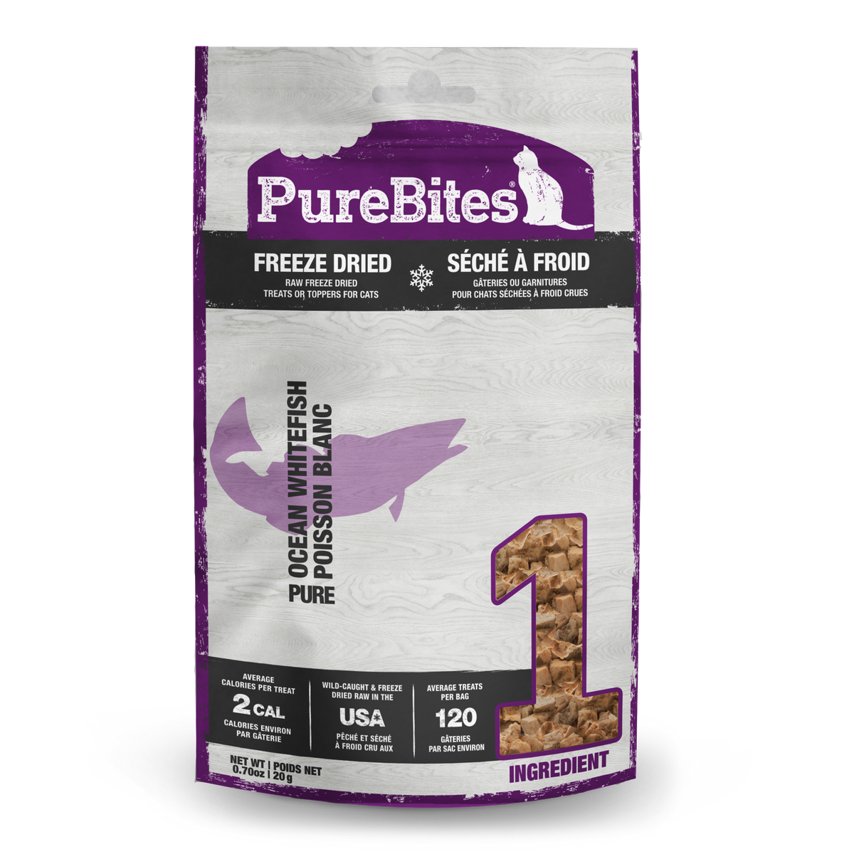 PureBites chat poisson blanc