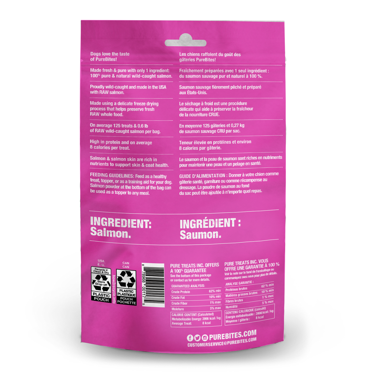 PureBites chien saumon