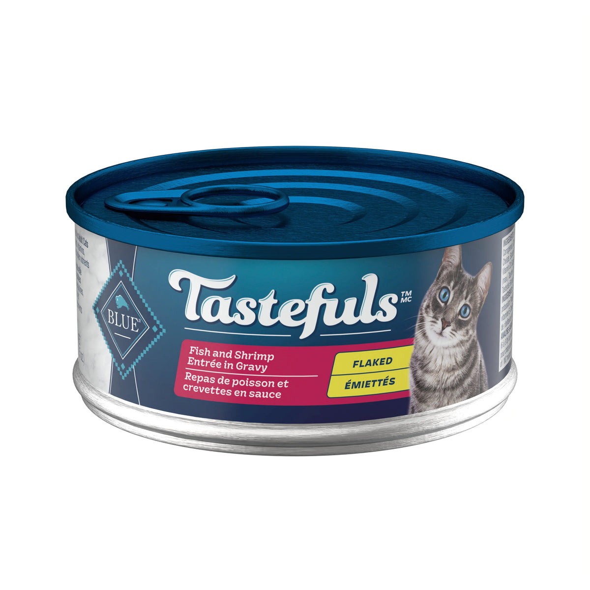 Blue Buffalo « Tastefuls » Entrée de Poisson & Crevettes Émietté pour Chats