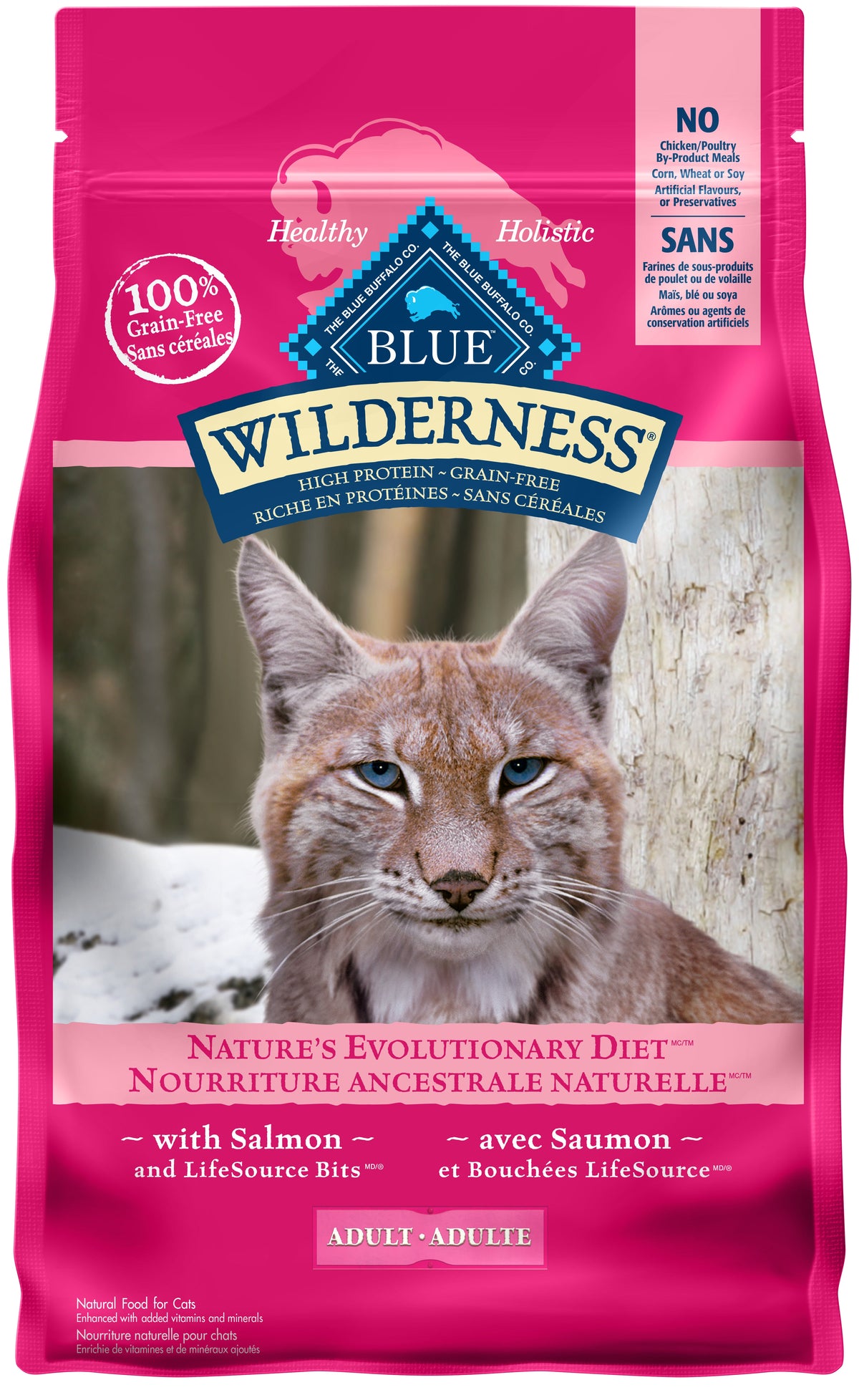 Blue Buffalo Wilderness Chat Adulte Saumon
