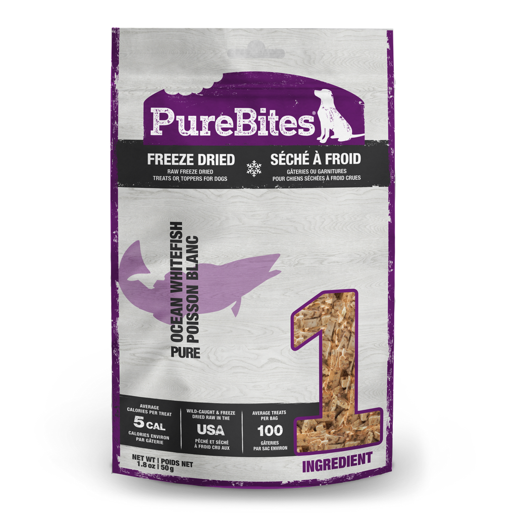 PureBites chien poisson blanc