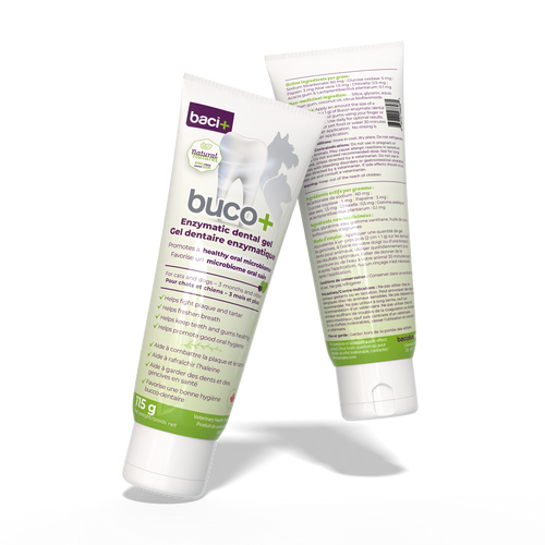 Baci+ – Buco+ gel dentaire enzymatique pour chien et chat