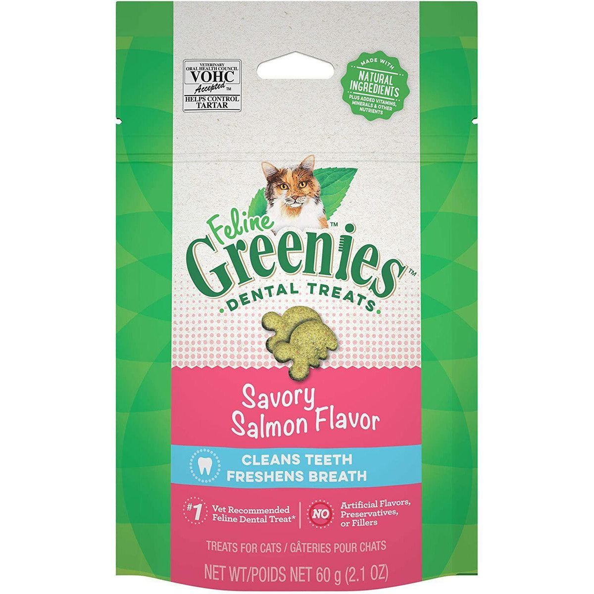 Greenies Félin Gâteries Dentaires Complètes Saumon