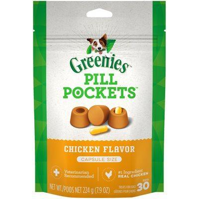 Greenies « Pill Pockets » pour Capsules Saveur de Poulet pour Chiens