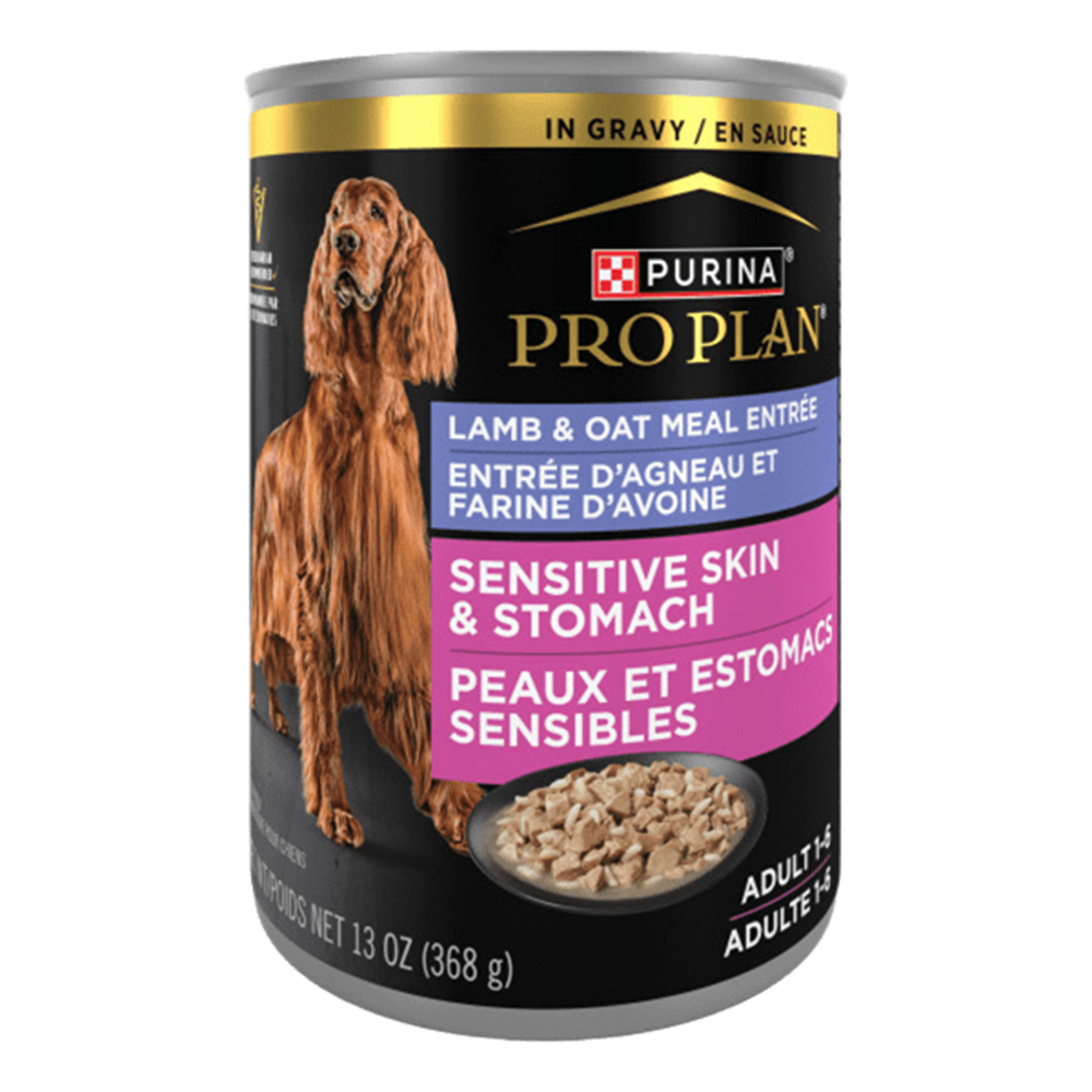 Purina Pro Plan chien peaux & estomacs agneau & avoine en sauce