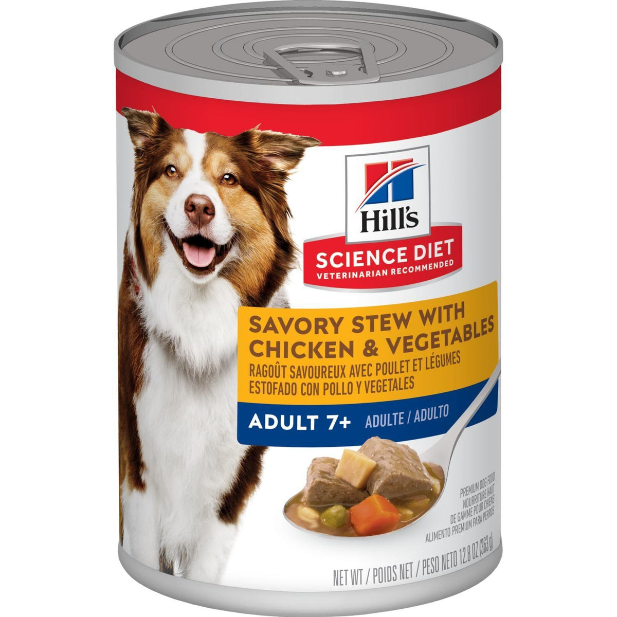 Hill's Science Diet Sénior 7+ Chien Ragoût avec Poulet Légumes