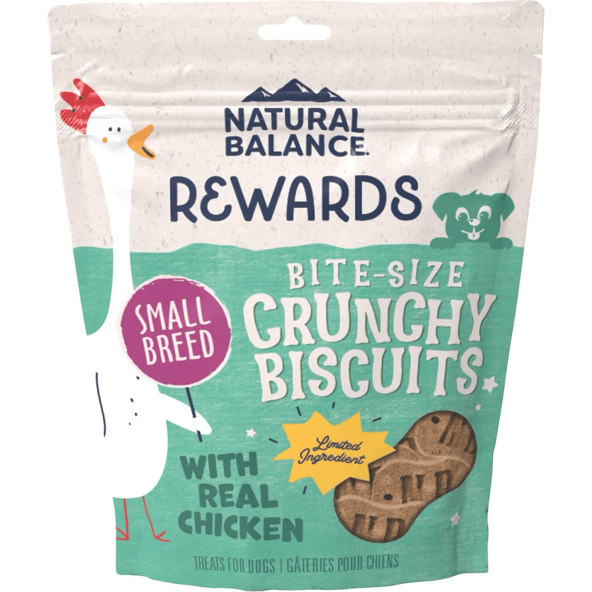 Natural Balance pour Chiens de Petites Races Gâteries Formule « LIT » de Patates Douces & Poulet