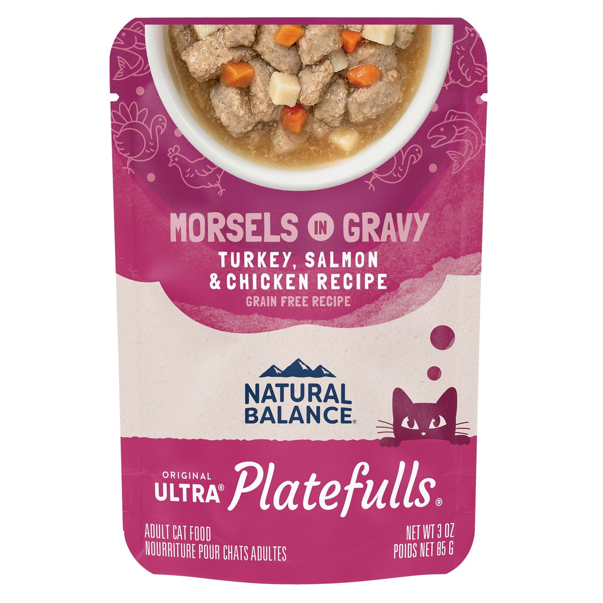 Natural Balance pour Chats d'Intérieur Formule « Platefulls » de Dinde & Saumon