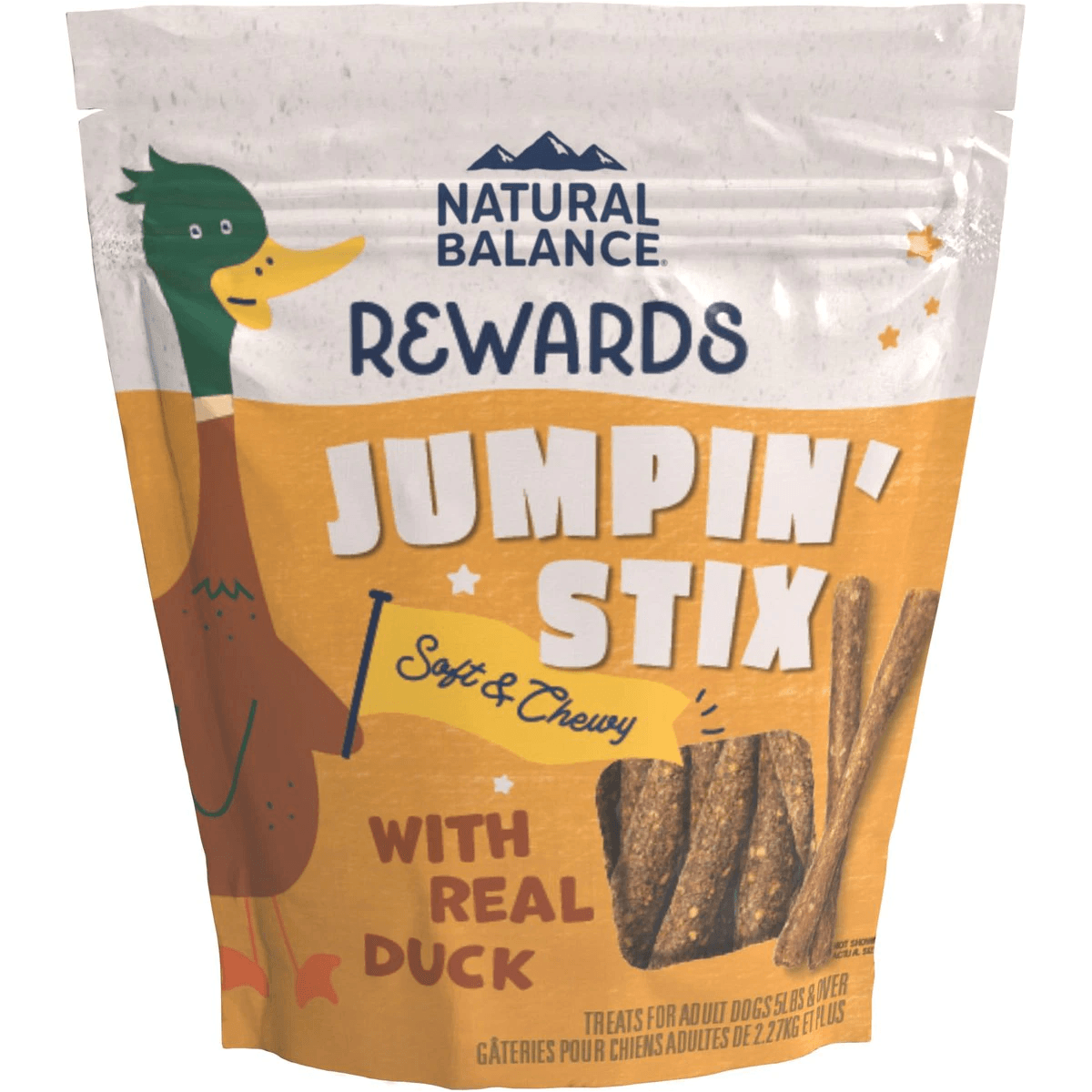 Natural Balance « Rewards Jumpin' Stix » Gâteries pour Chiens Canard