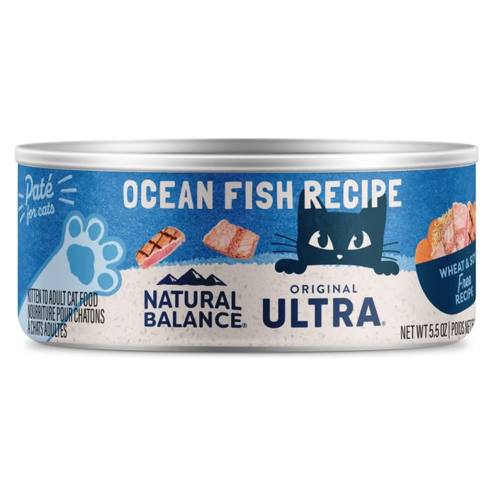 Natural Balance pour Chats Formule de Poisson de Mer en Conserves