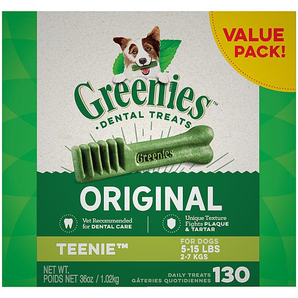 Greenies Gâteries Dentaire pour Chiens Emballage Valeur
