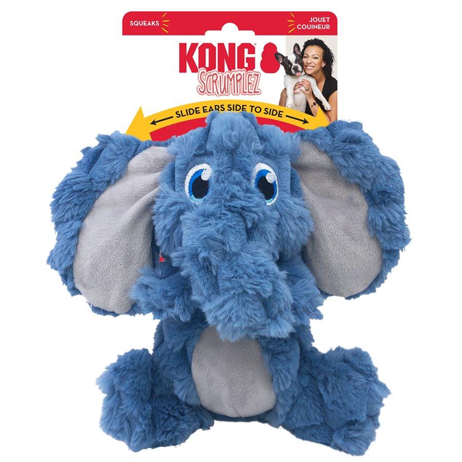 KONG Éléphant « Scrumplez » pour chien