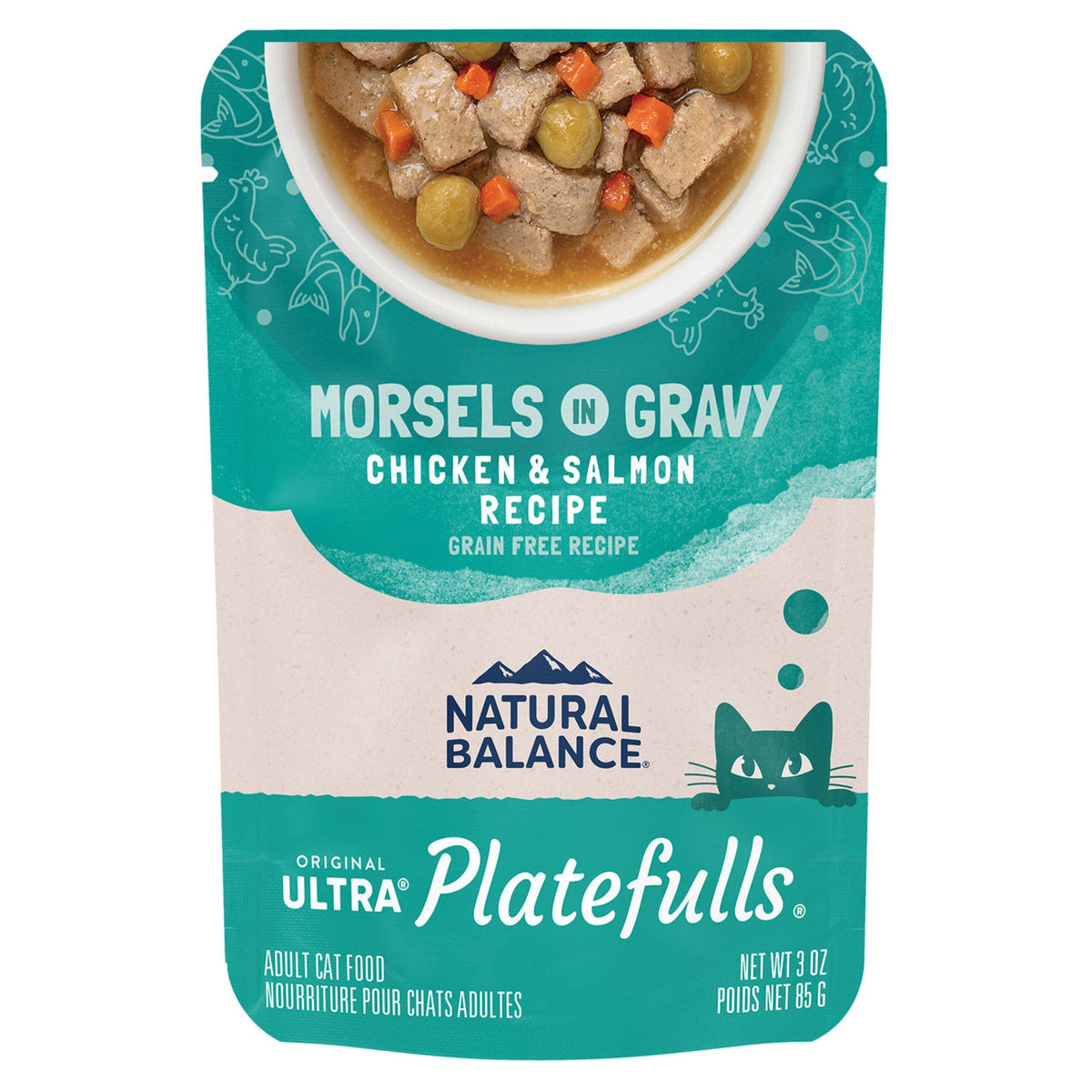 Natural Balance pour Chats Formule « Platefulls » de Poulet & Saumon