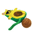 KONG pour Chats « Wrangler AvoCATo » Avocat avec Boule de Ficelle