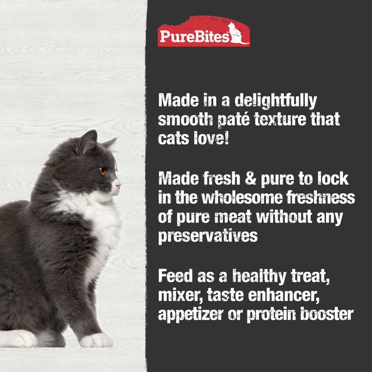 PureBites chat pâté poulet