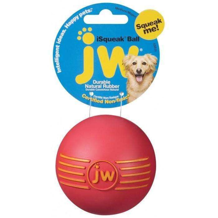 JW Pet Caoutchouc Naturel Balle Isqueak pour chien