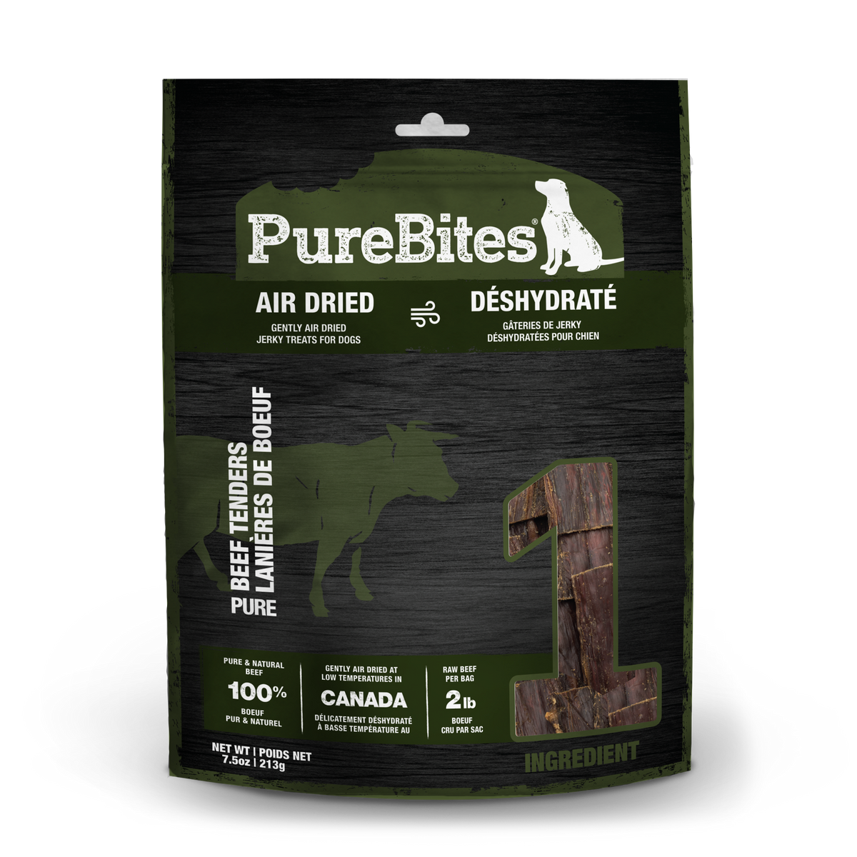 PureBites chien jerky de boeuf