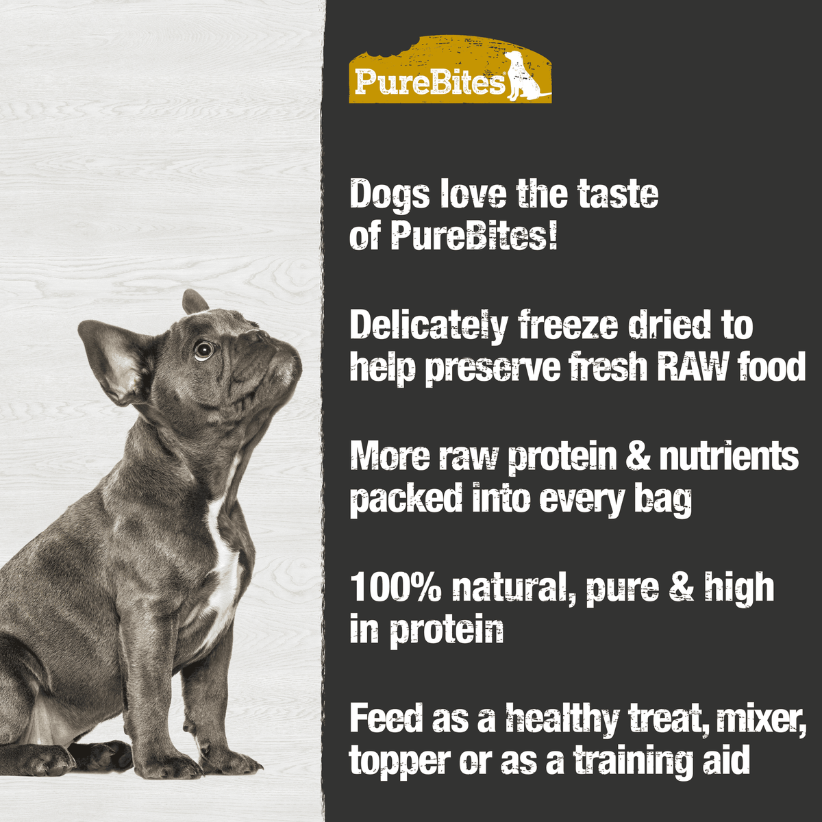 PureBites chien foie de porc