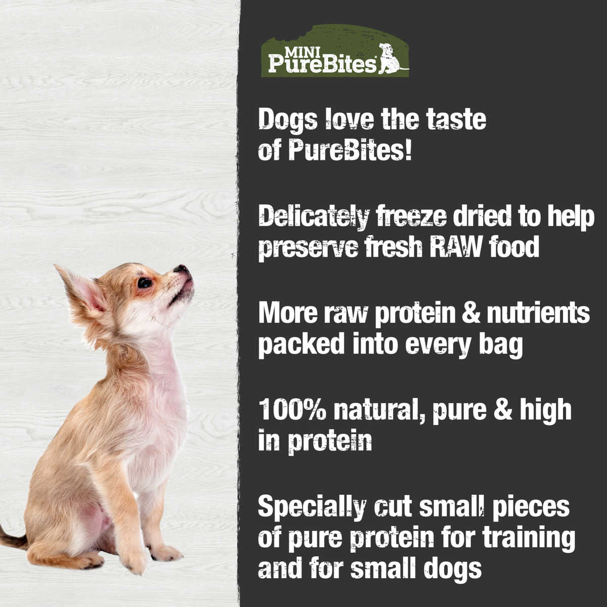 PureBites chien mini trainer foie de boeuf