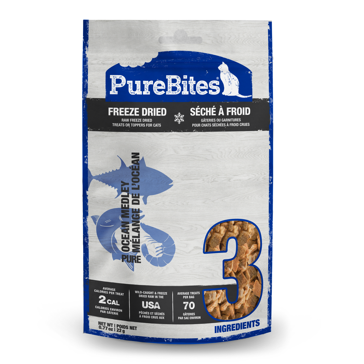 PureBites chat mélange océan