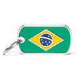 MyFamily Médaille Drapeau Brésil
